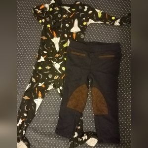 2 bundle boys pajamas. Size 18-24 months
